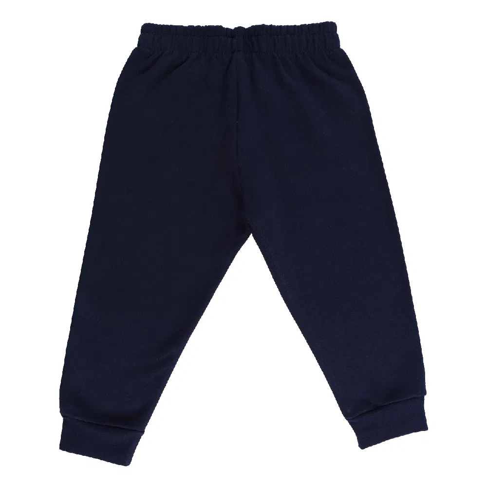 Calça Moletom Juvenil Kyly Liso Azul Marinho - Imagem 2