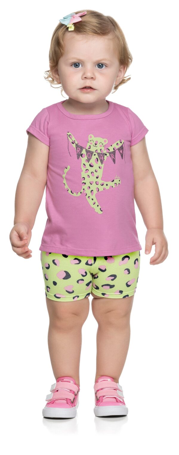 Conjunto Infantil Elian Oncinha Feminino - Imagem 4
