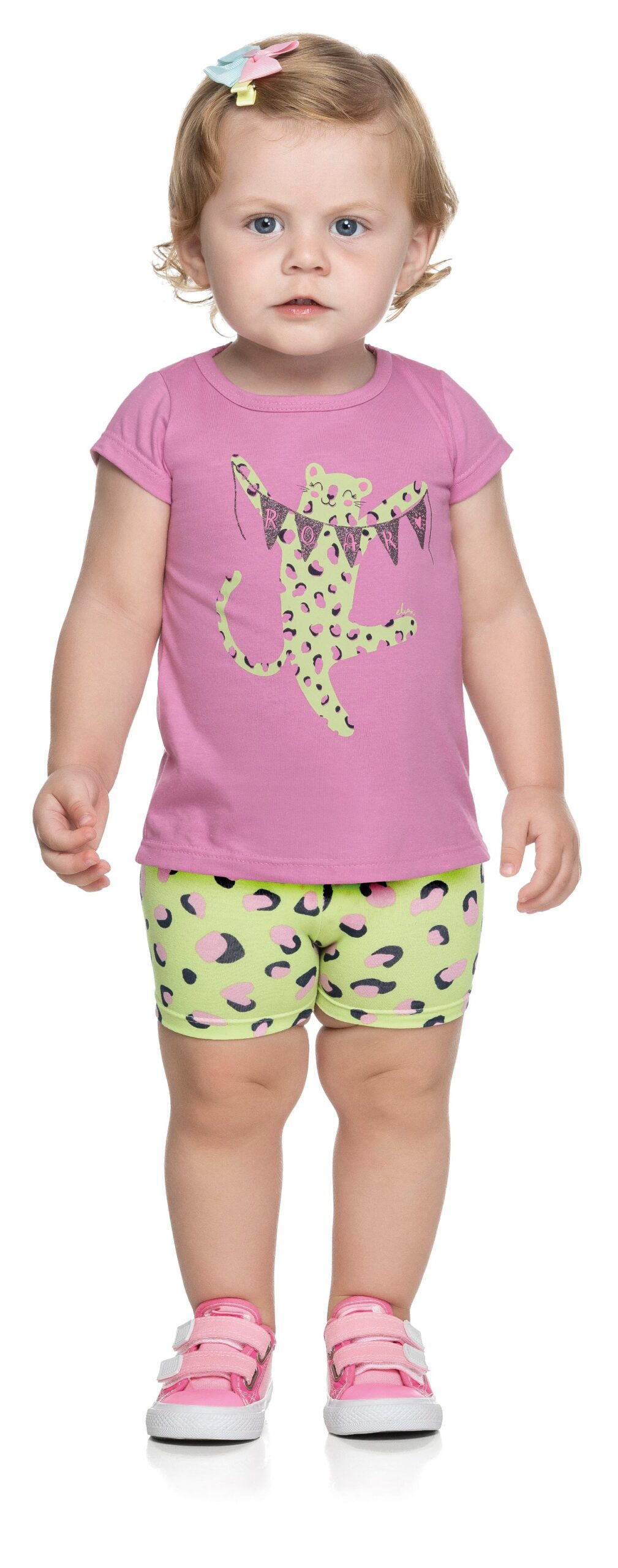 Conjunto Infantil Elian Oncinha Feminino - Imagem 4