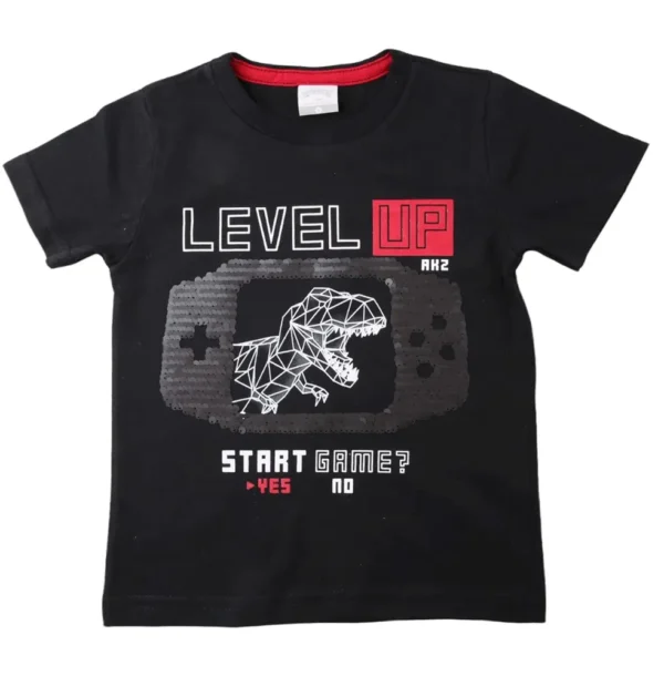 Conjunto Alakazoo Camiseta Level Up + Bermuda Moletom - Imagem 2