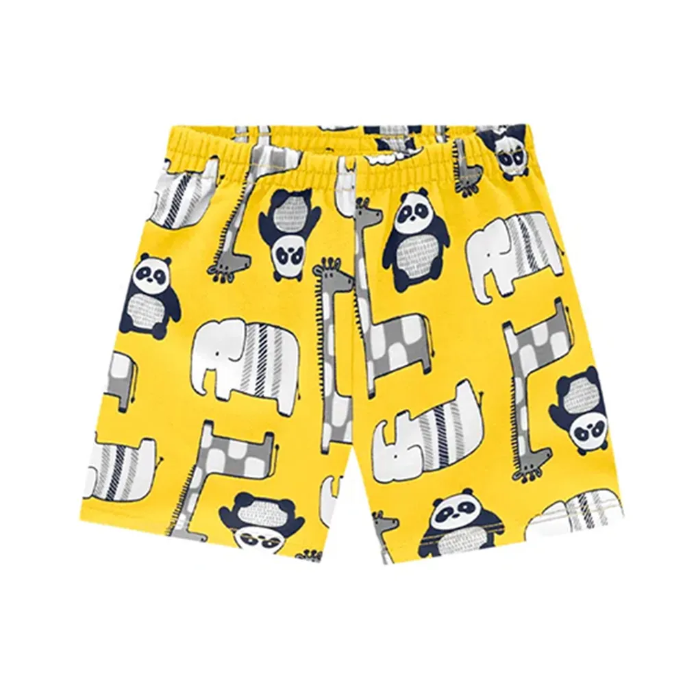 Conjunto Bebê Kyly Estampa Girafa E Elefante Branco - Imagem 3