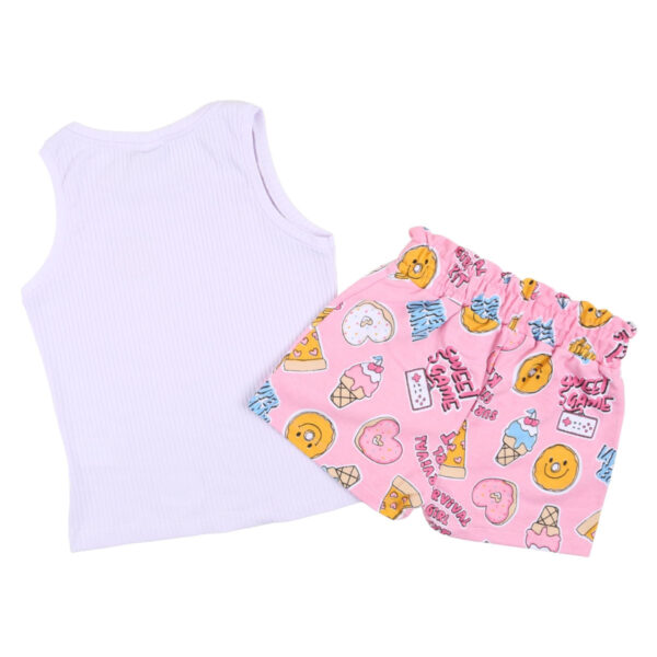 Conjunto Infantil Fakini Emoji Branco Feminino - Imagem 4