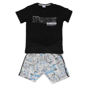 Conjunto Infantil Fakini Estampa Gamers