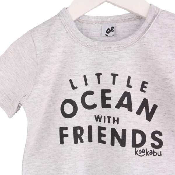 Conjunto Infantil Kookabu Little Ocean Cinza - Imagem 2