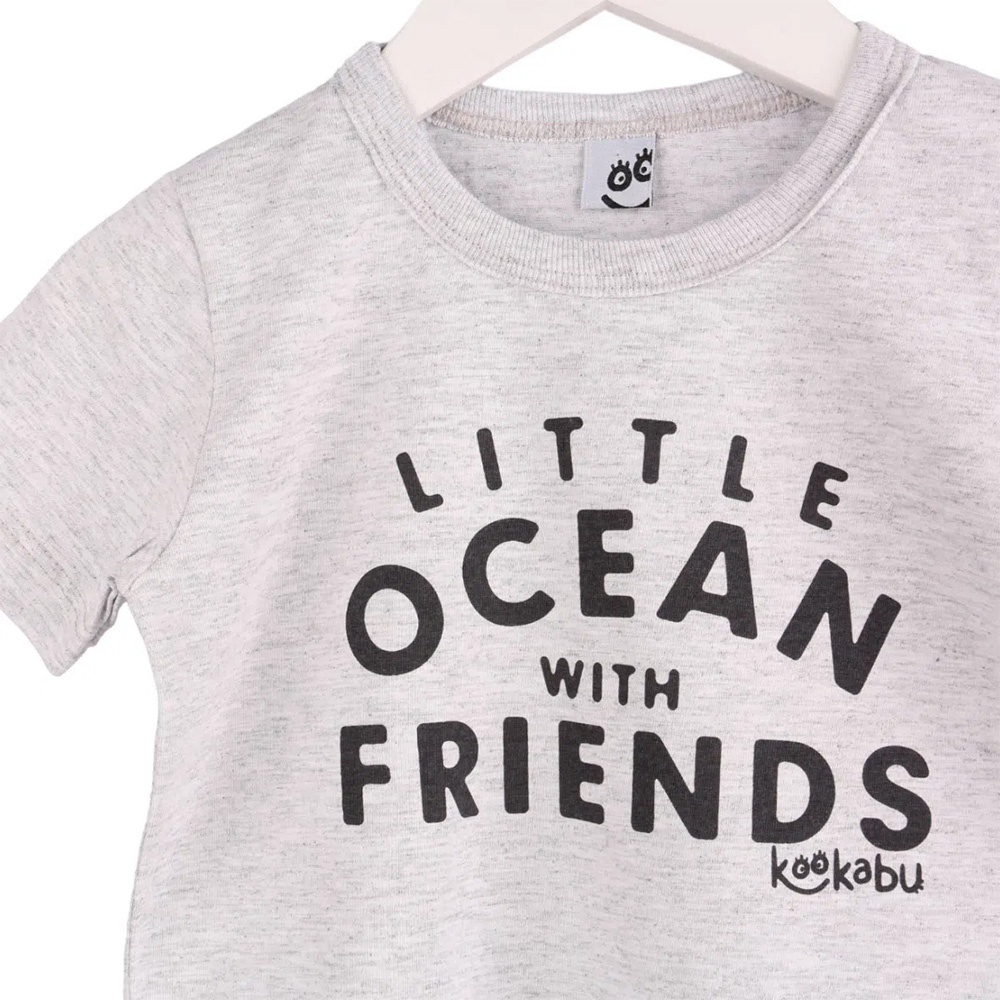 Conjunto Infantil Kookabu Little Ocean Cinza - Imagem 2