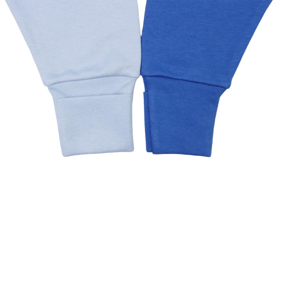 Kit Mijão Baby Best Pé Reversível Premium Tons de Azul - 03 Peças - Imagem 5